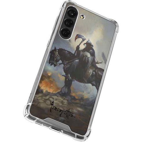 Death Dealer on Horseback by Frazetta Galaxy S24 FE Clear Case